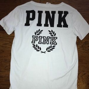 Light blue PINK v-neck! barely worn!